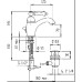 Смеситель Cezares Margot LSM1-02-Bi для раковины