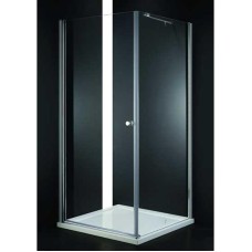 Душевой уголок Cezares Elena A1 80 P Cr матовое стекло, профиль хром L
