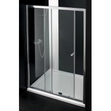 Душевая дверь Cezares Anima BF1 120 C Cr прозрачное стекло, профиль хром