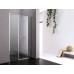 Душевая дверь Cezares Elena B11 60/60 P Cr R матовое стекло, профиль хром правая