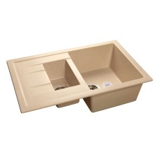 Кухонная мойка GranFest Quadro GF-Q775KL бежевый