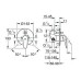 Внешняя часть смесителя для ванны Grohe Eurostyle 23730003