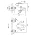 Смеситель D&K DA1363201 для ванны