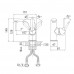 Смеситель D&K DA1342101 для раковины