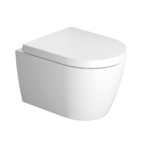 Подвесной унитаз Duravit Me By Starck Rimless 45300900A1 с сиденьем