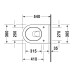 Подвесной унитаз Duravit Starck 3 42250900A1 с сиденьем