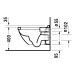 Подвесной унитаз Duravit Starck 3 42250900A1 с сиденьем