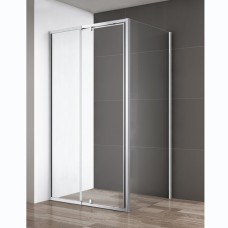 Душевой уголок Cezares Variante AH1 120/130x80 C Cr прозрачное стекло, профиль хром