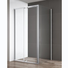Душевой уголок Cezares Variante AH1 100/110x90 C Cr прозрачное стекло, профиль хром