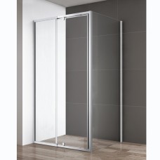 Душевой уголок Cezares Variante AH1 130/140x90 C Cr прозрачное стекло, профиль хром