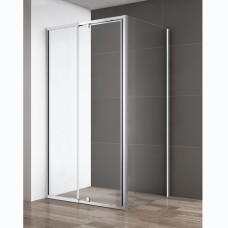 Душевой уголок Cezares Variante AH1 130/140x100 C Cr прозрачное стекло, профиль хром