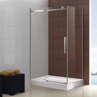 Душевой уголок Cezares Stylus M AH1 130/80 C Cr прозрачное стекло, профиль хром