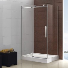 Душевой уголок Cezares Stylus M AH1 130/80 C Cr прозрачное стекло, профиль хром