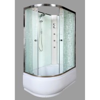 Душевая кабина Deto ЕМ4512 R N с гидромассажем