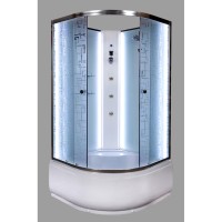 Душевая кабина Deto ЕМ4580 N LED с гидромассажем