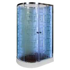 Душевая кабина Deto ЕМ1511 R N LED