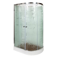 Душевая кабина Deto ЕМ1511 L N LED с гидромассажем