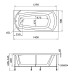 Акриловая ванна 1Marka Elegance 140х70