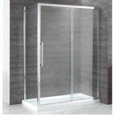 Душевой уголок Cezares Lux Soft AH1 120/80 C Cr IV прозрачное стекло, профиль хром