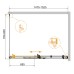 Душевой уголок Cezares Stylus Soft AH1 150/80 C Cr прозрачное стекло, профиль хром