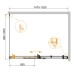 Душевой уголок Cezares Stylus Soft AH1 150/100 C Cr прозрачное стекло, профиль хром