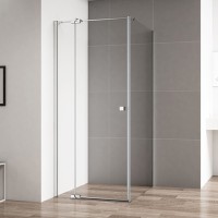 Душевой уголок Cezares Valvola AH1 80/90 C Cr прозрачное стекло, профиль хром