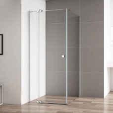 Душевой уголок Cezares Valvola AH1 80/90 C Cr прозрачное стекло, профиль хром