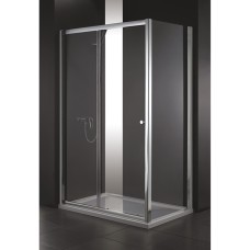 Душевой уголок Cezares Anima AH1 120/90 P Cr матовое стекло, профиль хром