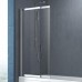 Шторка для ванны Cezares Slider VF11 100/150 C Cr прозрачное стекло, профиль хром