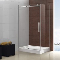 Душевой уголок Cezares Stylus M AH1 140/90 C Cr прозрачное стекло, профиль хром