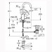 Смеситель Grohe Bau Loop 23763000 для раковины
