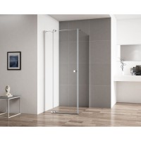 Душевой уголок Cezares Valvola AH1 80/100 C Cr прозрачное стекло, профиль хром