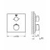 Внешняя часть смесителя для ванны Grohe Grohtherm THM 24080000