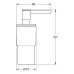 Дозатор для жидкого мыла Grohe Atrio 40306AL3