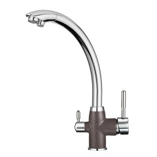Смеситель Granula Gr-3167 хром/эспрессо для кухни