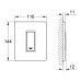 Кнопка для инсталляции Grohe Skate Cosmopolitan 38784SH0