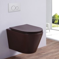 Подвесной унитаз Esbano Clavel Matt Coffee