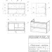 Тумба под раковину Cersanit Moduo 80 для устройства под столешницу