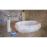 Раковина Gid Mnc162 белая/бежевая