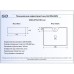 Раковина Gid Mnc605 белая/серая
