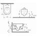 Подвесной унитаз Gid TR2130WM белый
