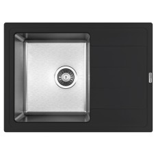 Кухонная мойка Florentina Комби-650 антрацит