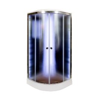 Душевая кабина Deto B09S LED Black