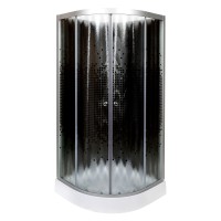 Душевая кабина Deto L 809 N без крыши Black