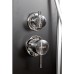 Душевая кабина Deto L 890 с гидромассажем Black