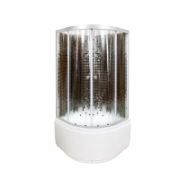 Душевая кабина Deto L 810 N без крыши Black