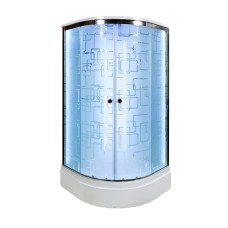 Душевая кабина Deto ЕМ2790 LED с гм.