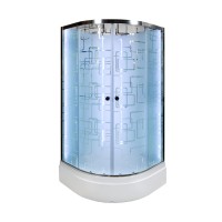 Душевая кабина Deto ЕМ2790 N LED с гм.