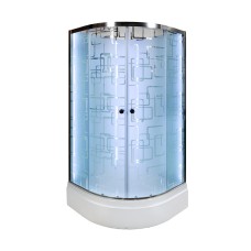 Душевая кабина Deto ЕМ2710 N LED с гм.