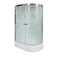 Душевая кабина Deto ЕМ2712 L с электрикой (эл.)
